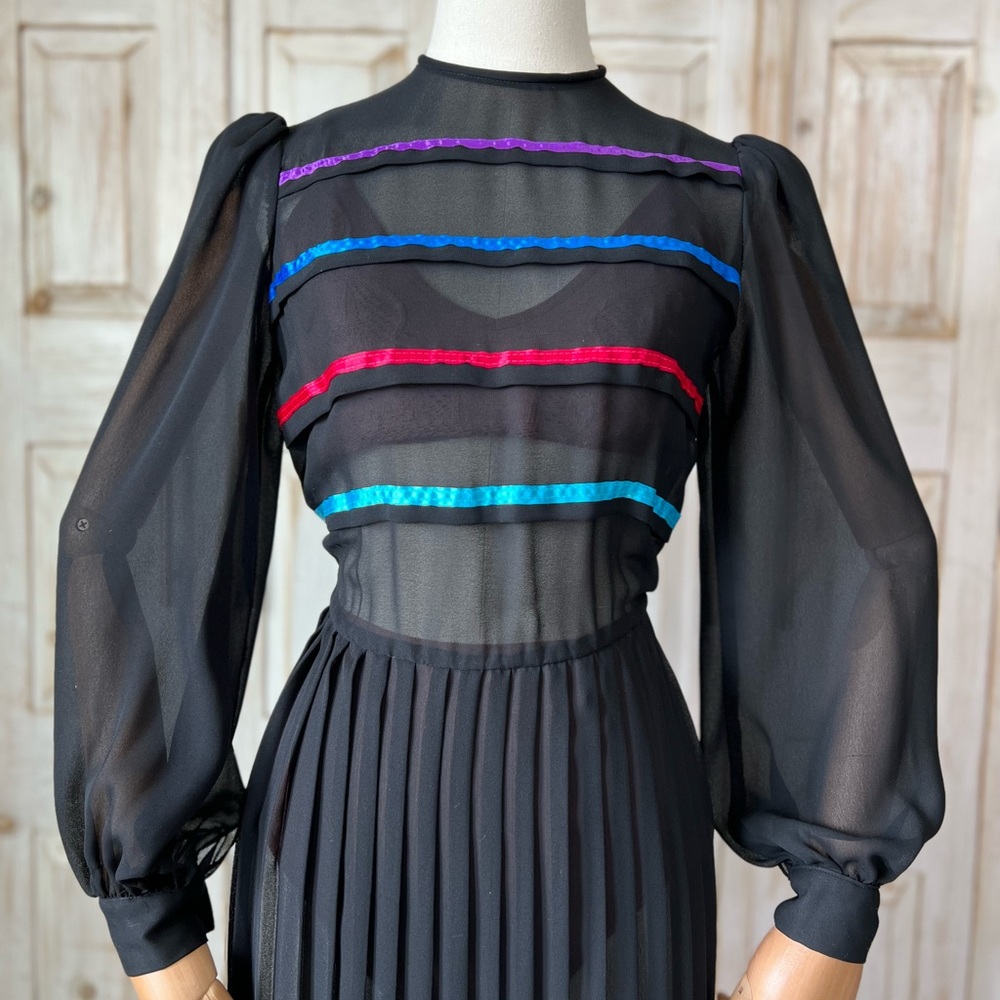 80’s Sheer Vintage Dress